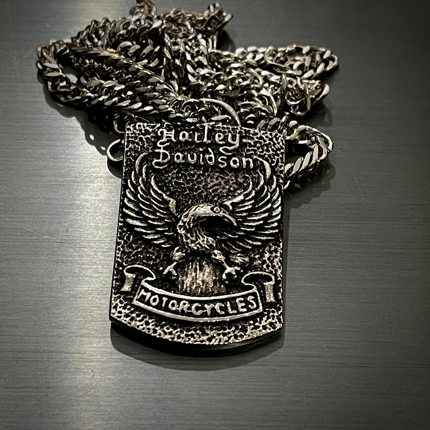 harley davidson bikers dogtag pendant necklace for men in pakistan