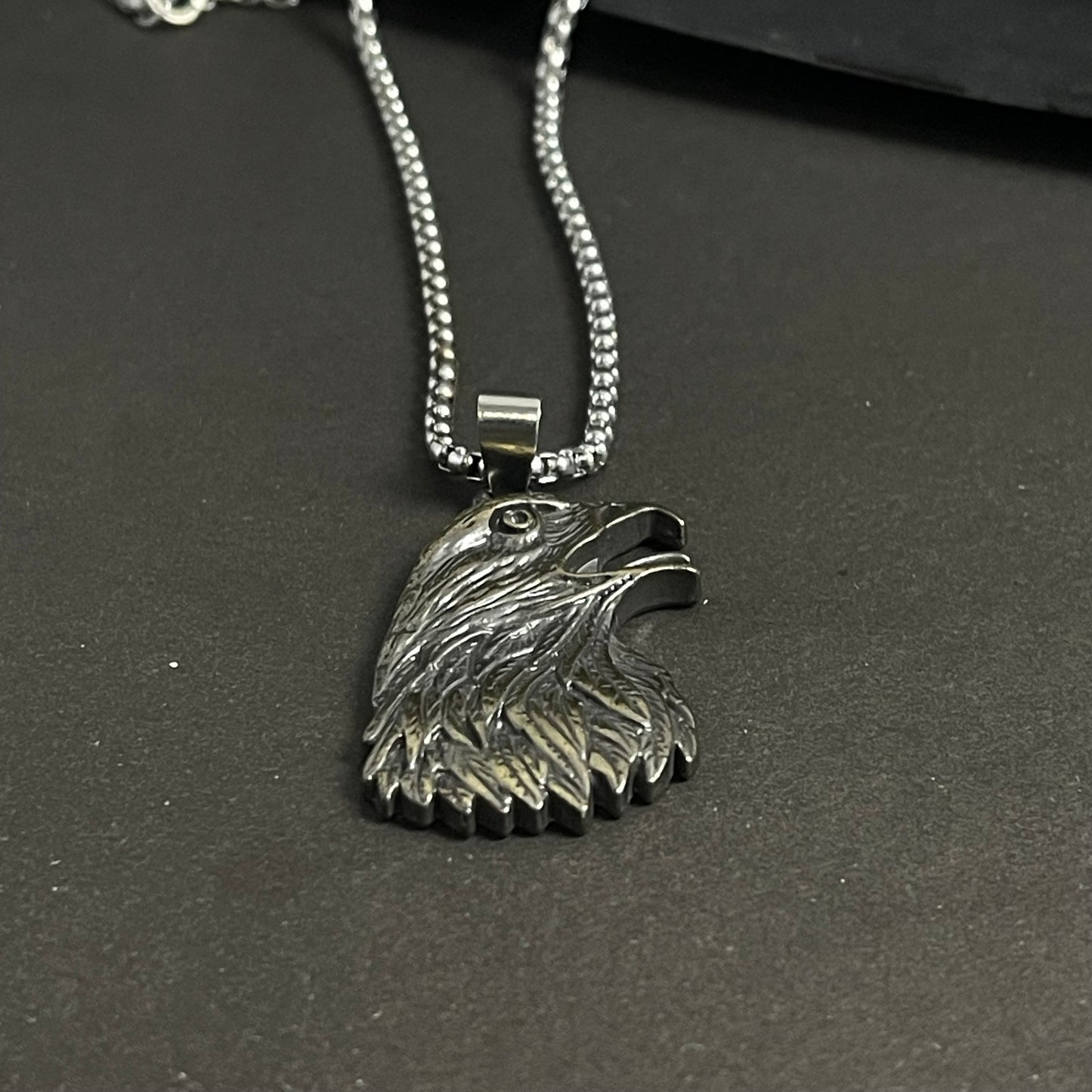 Antique Gold Eagle Pendant For Men