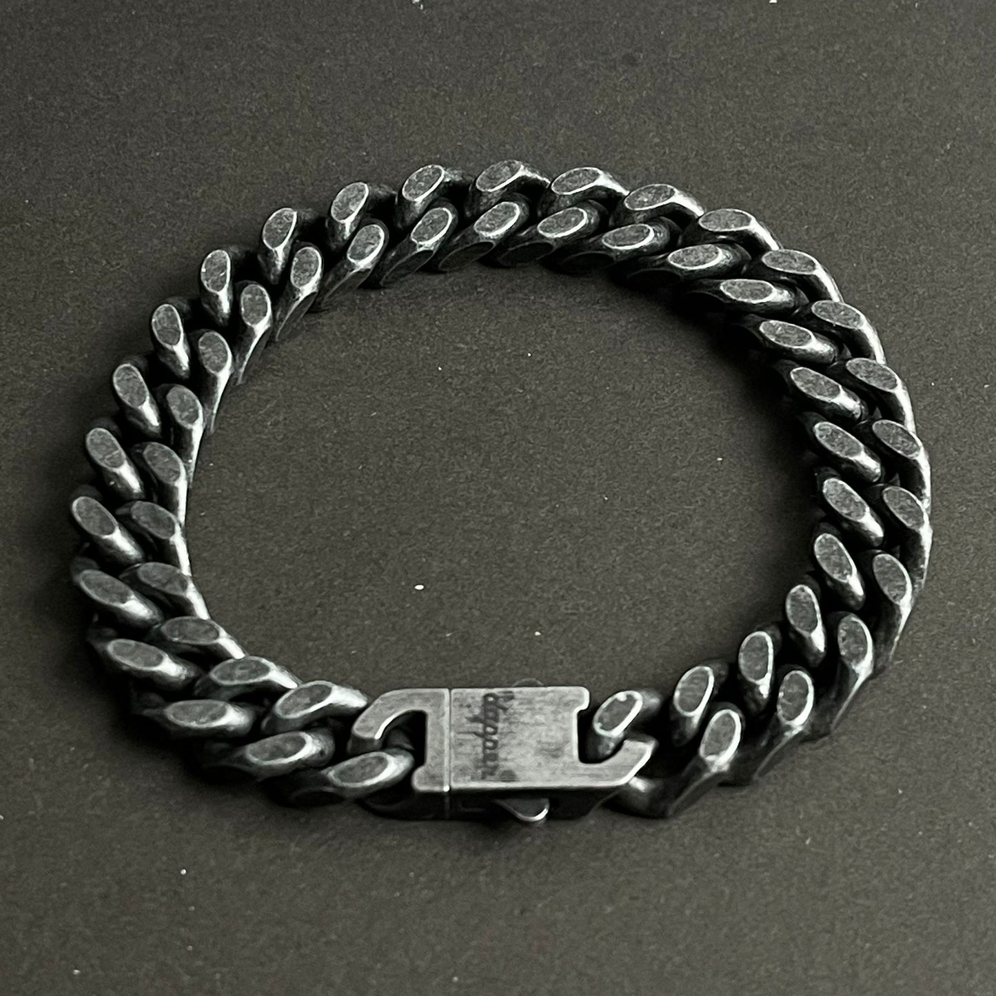 13mm antique silver heavy chain bracelet for men Pakistan