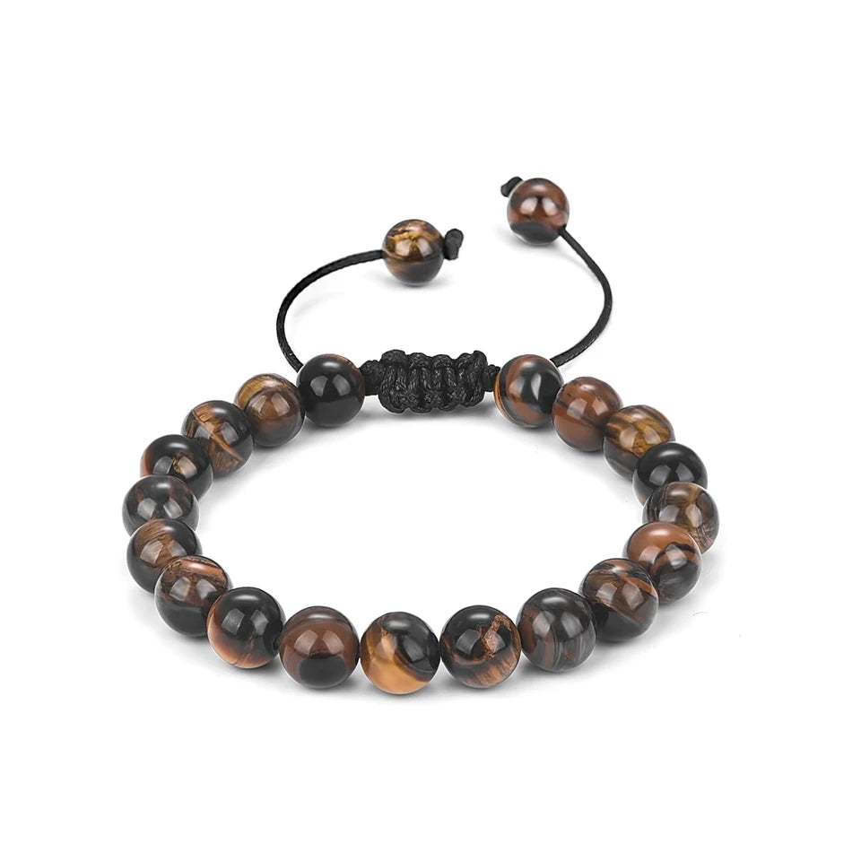 Natural Tiger Eye stone Energy Bracelet