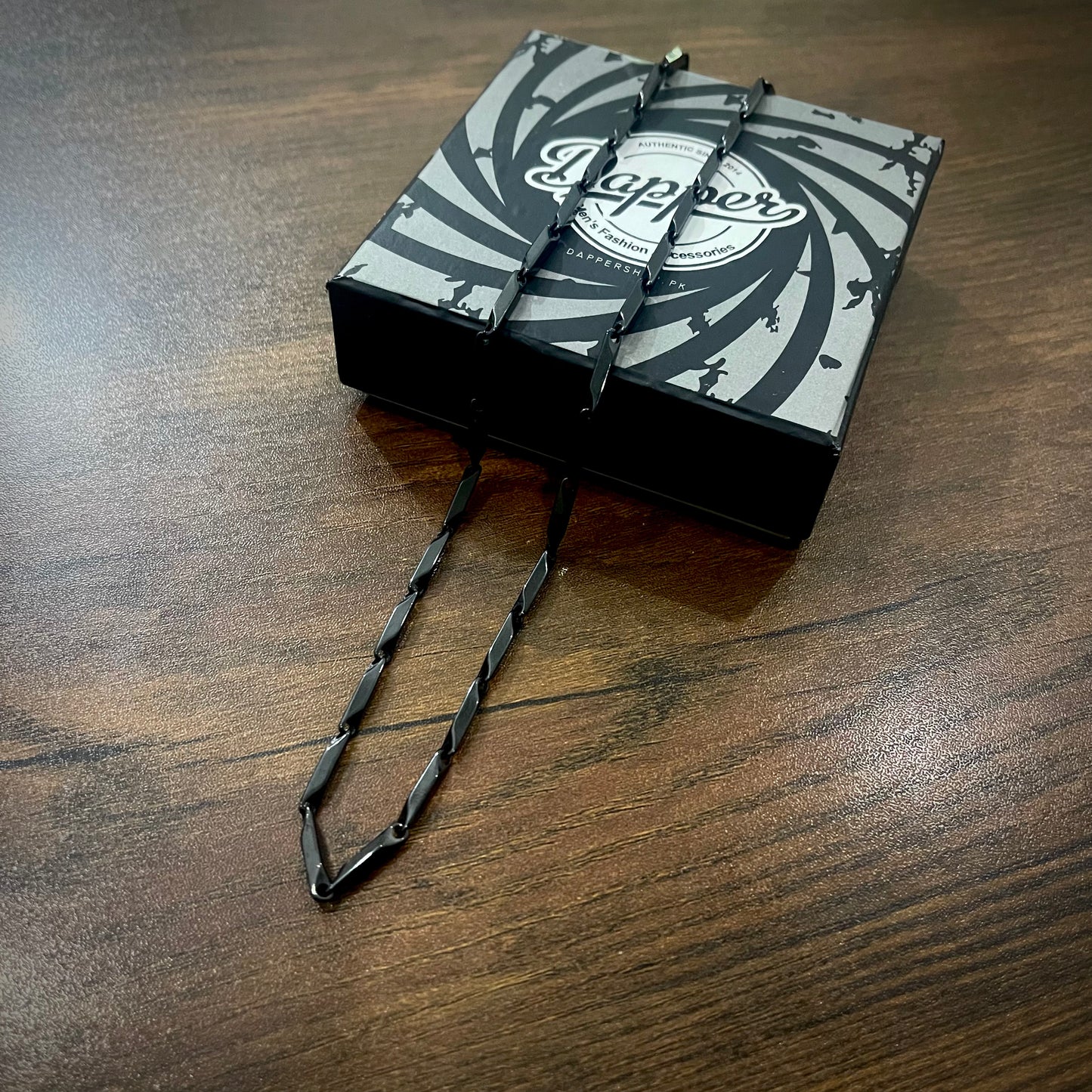 3mm black neck chain for men boys in pakistan