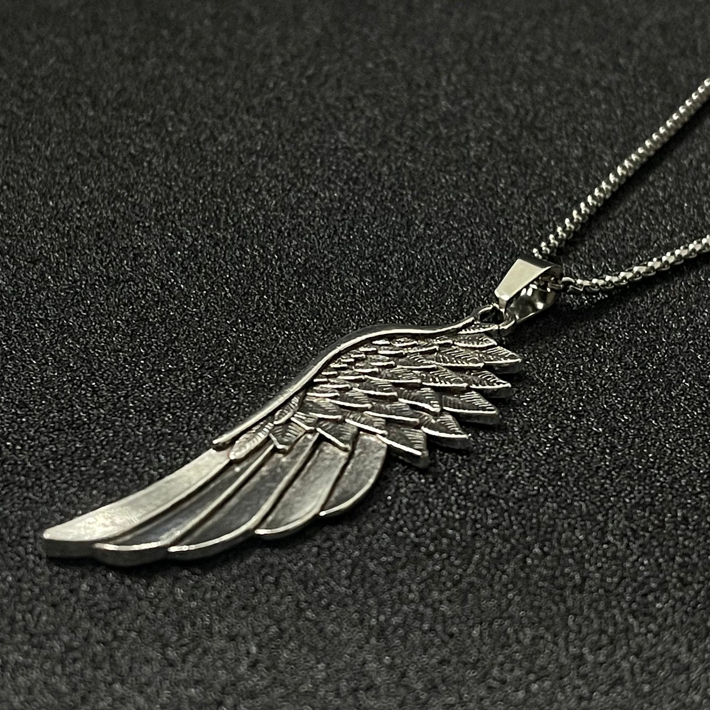 Antique Silver Wings Pendant necklace for men Women In Pakistan