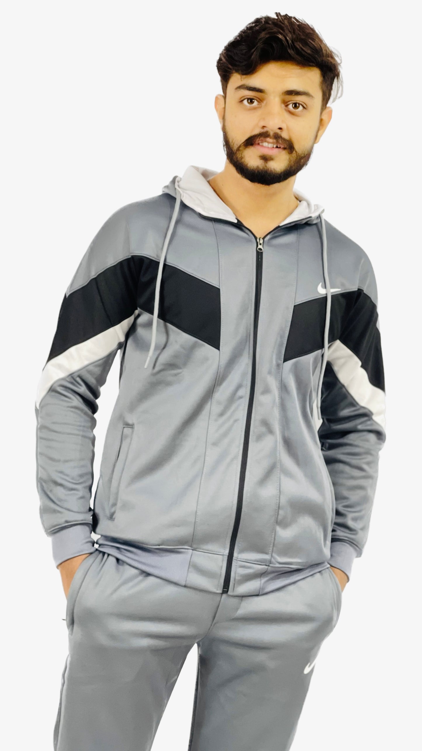 NK AthleticFlex Slim Fit Track Suit - Grey