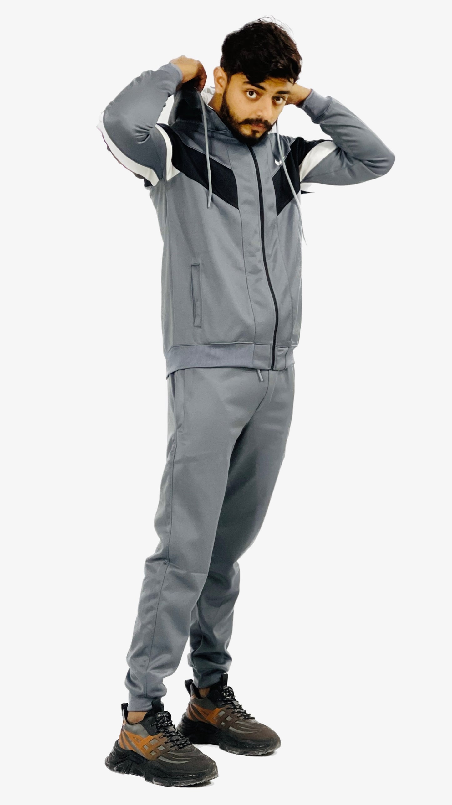 NK AthleticFlex Slim Fit Track Suit - Grey