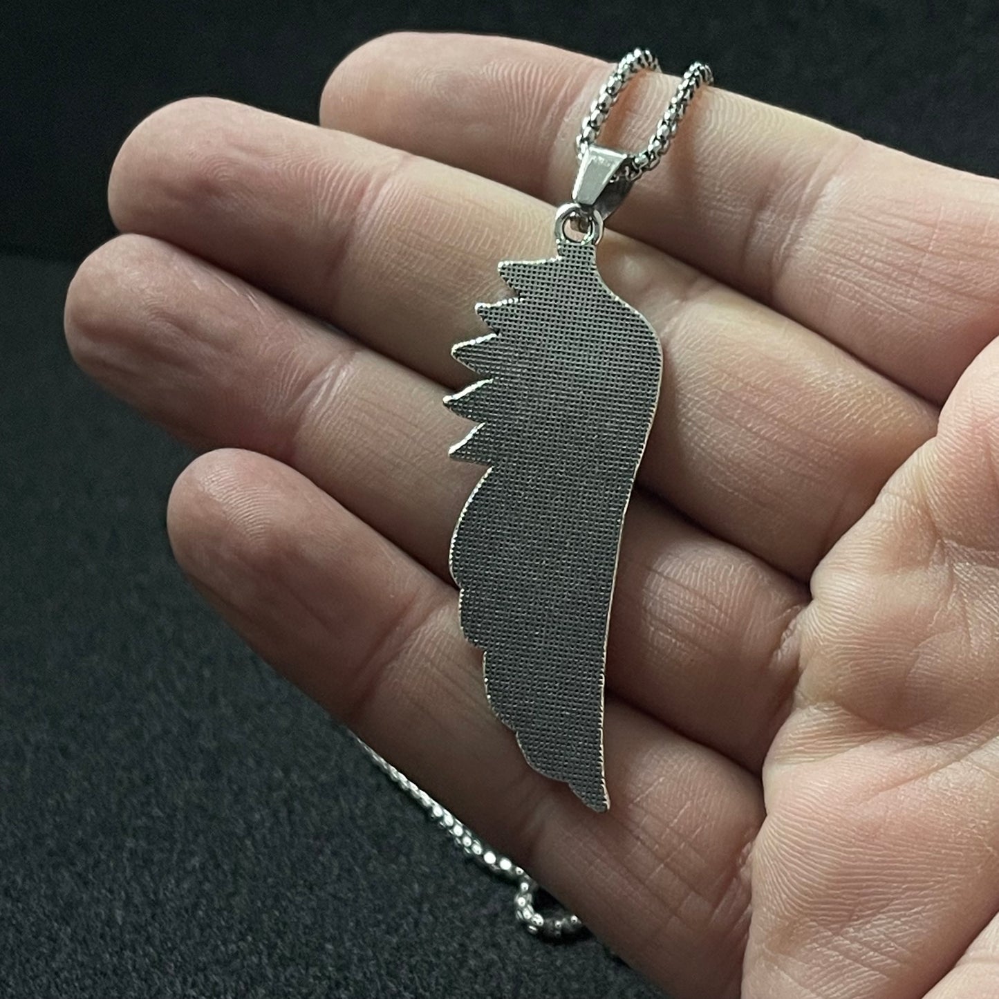 Antique Silver Wings Pendant necklace for men Women In Pakistan
