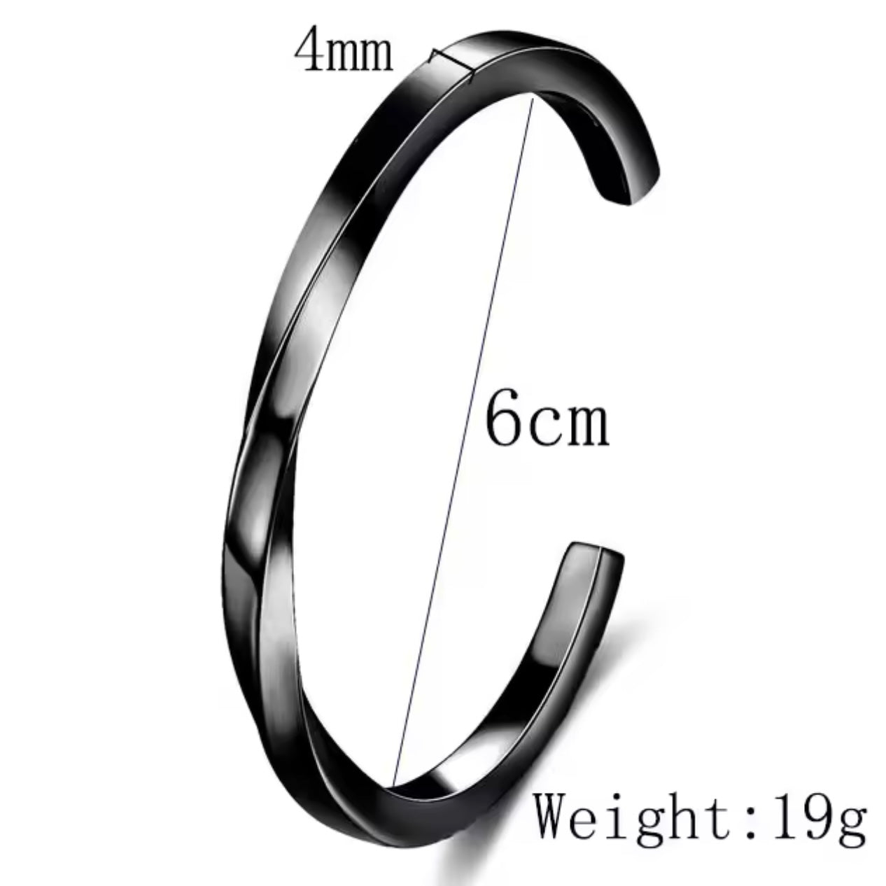 Unisex Black/Gold Stainless Steel Braided Bangle Bracelets for Men