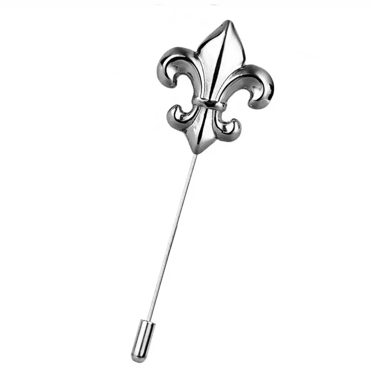 fleur de lis lapel pin brooch for groom wedding dress in pakistan