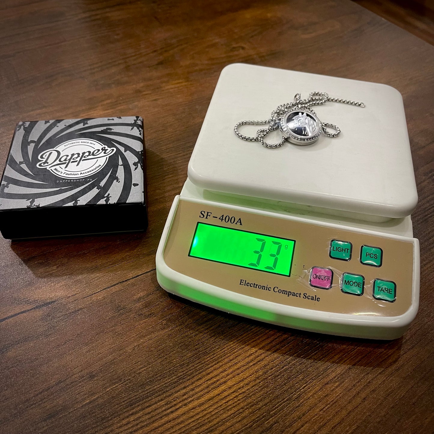 Silver Horse Coin Pendant Necklace