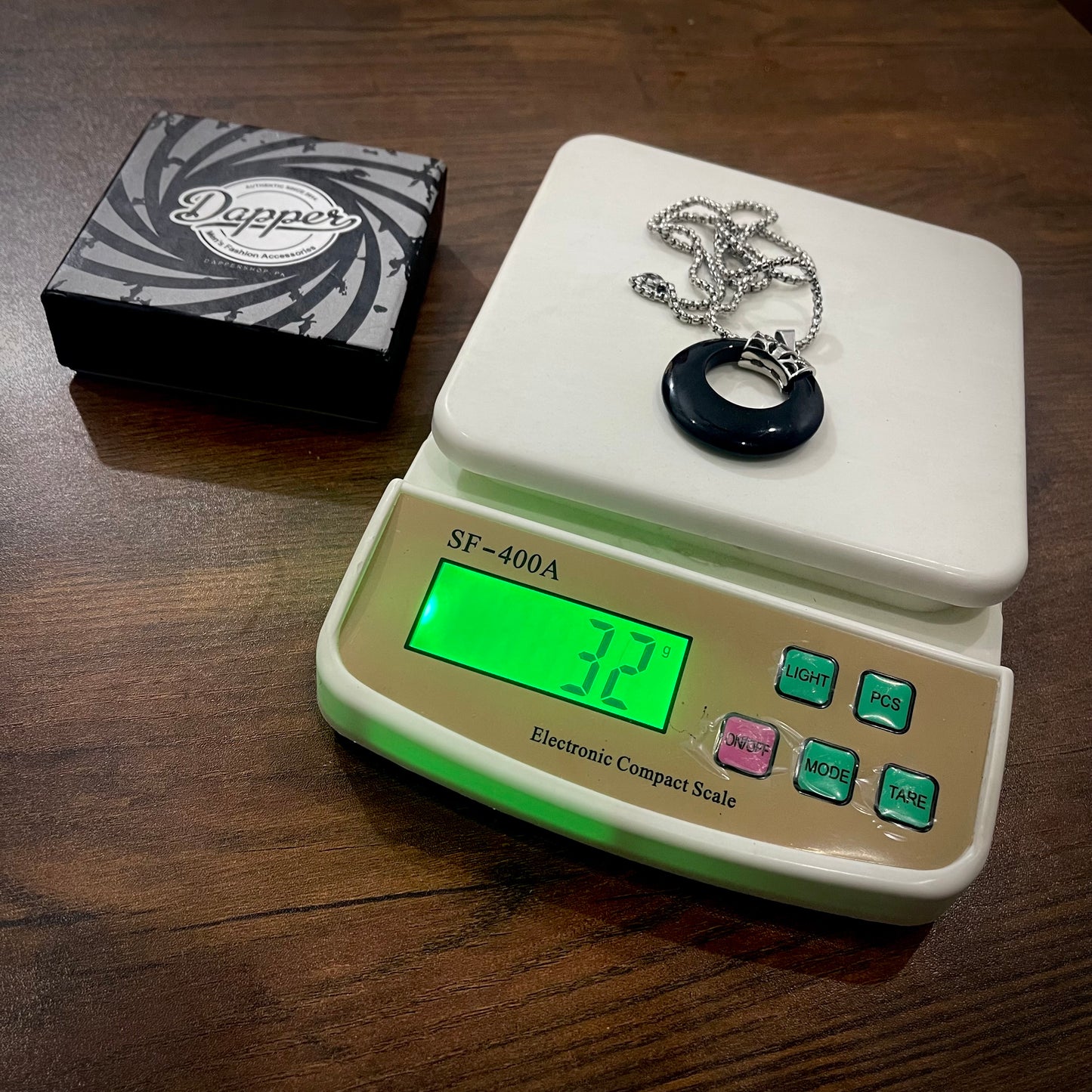 Black Moon Pendant Necklace For Men Women