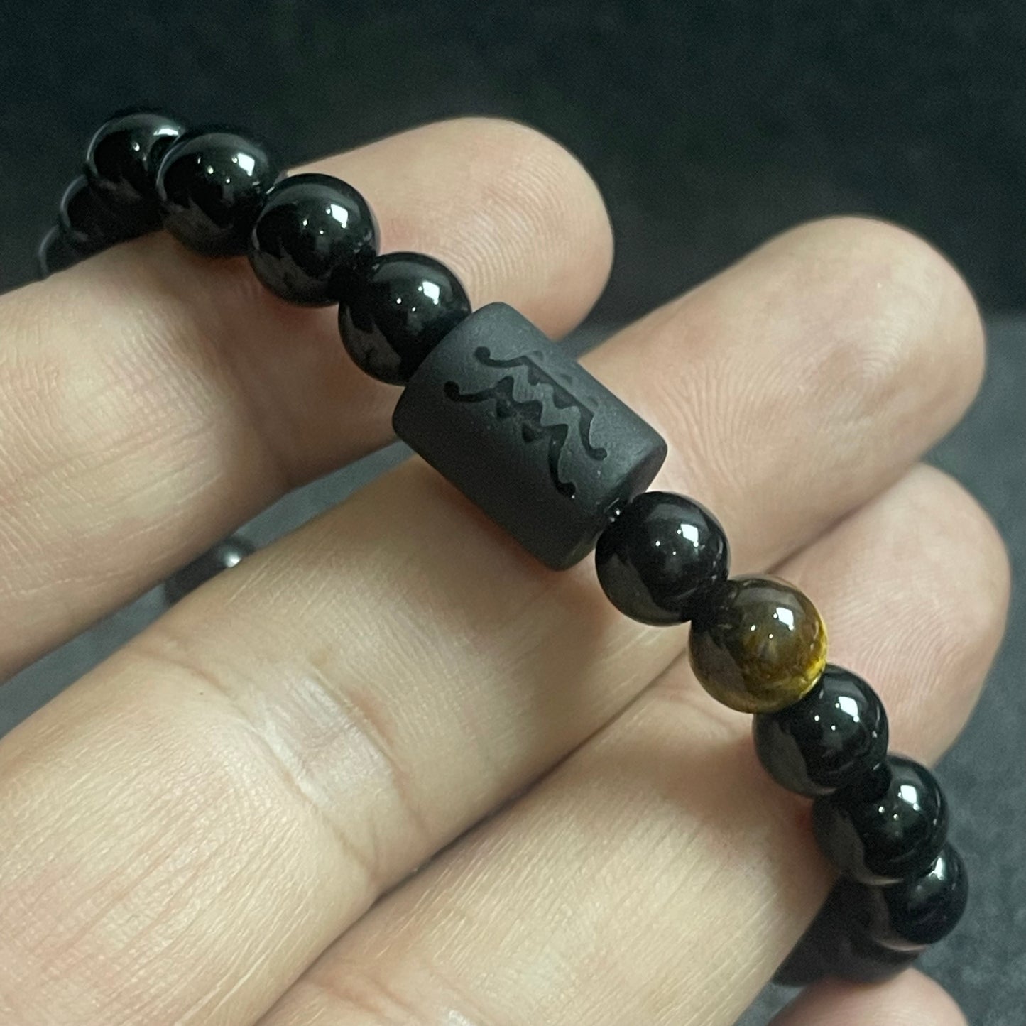Aquarius zodiac Sign Horoscope Beads Bracelet Online In Pakistan