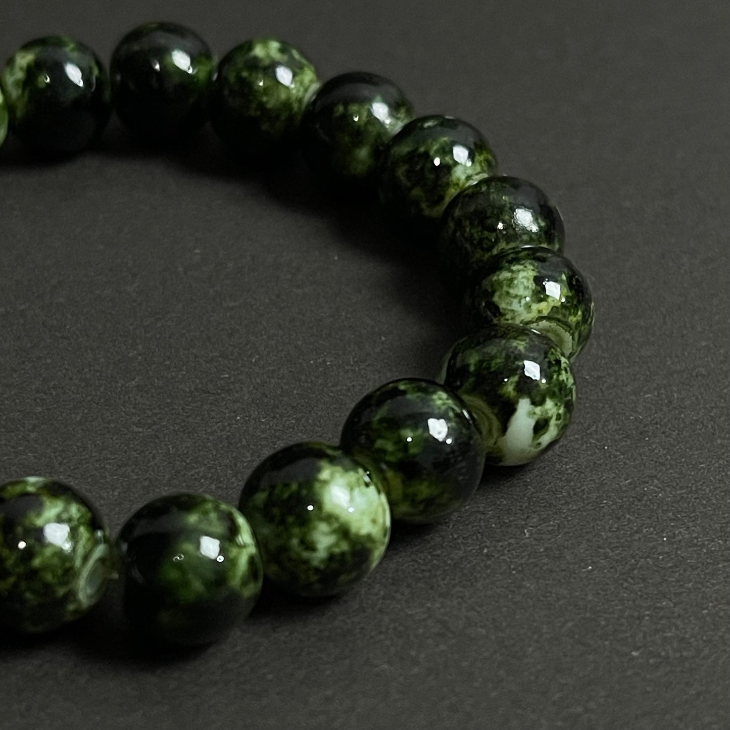 green agate natural stone beads bracelets for men women online in pakistan