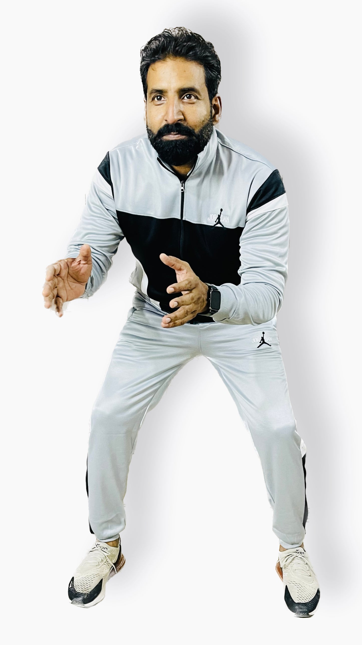 Jordan Air Premium Track Suit - Grey & Black