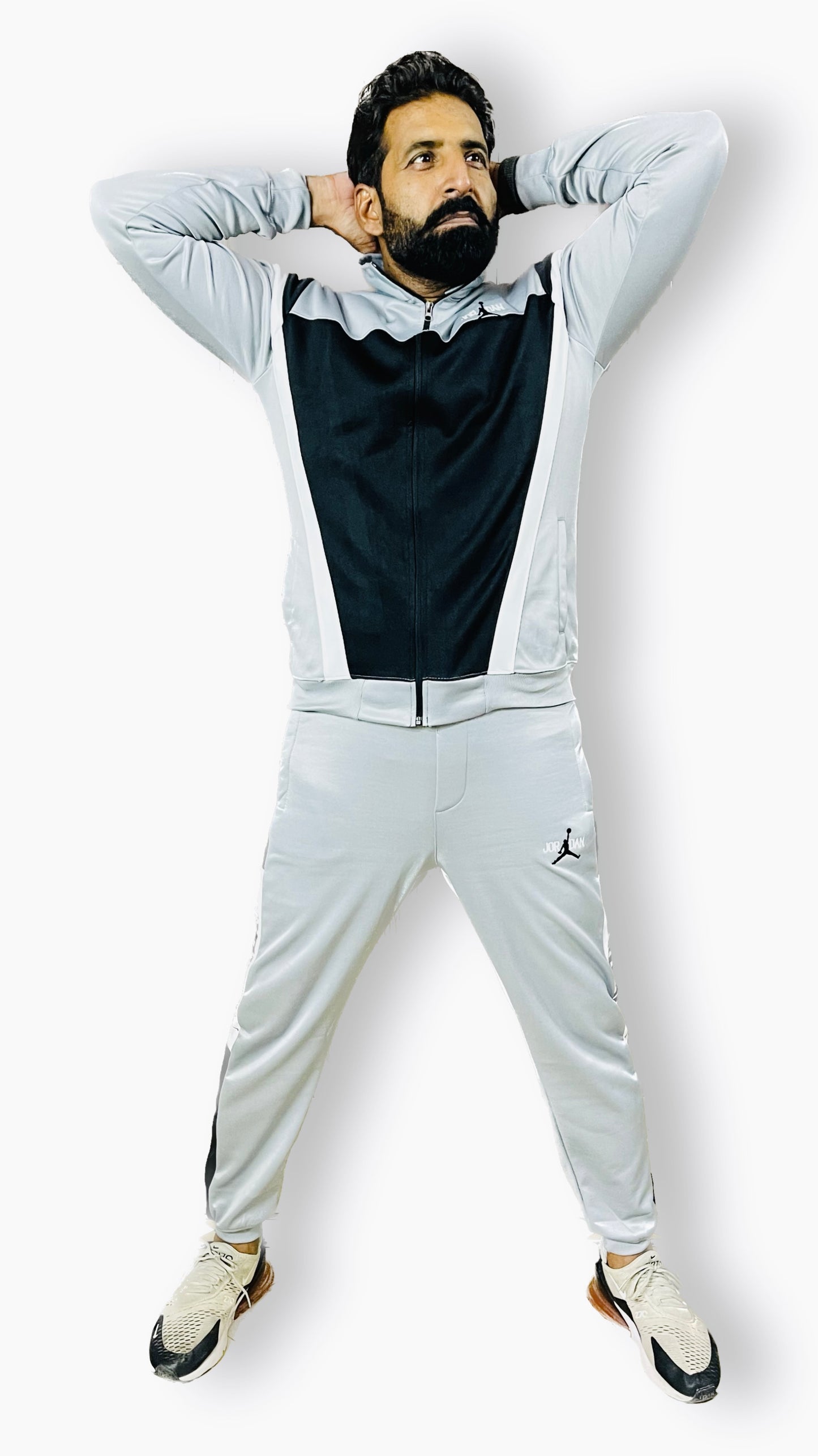 Jordan Air Premium Track Suit - Grey & Black