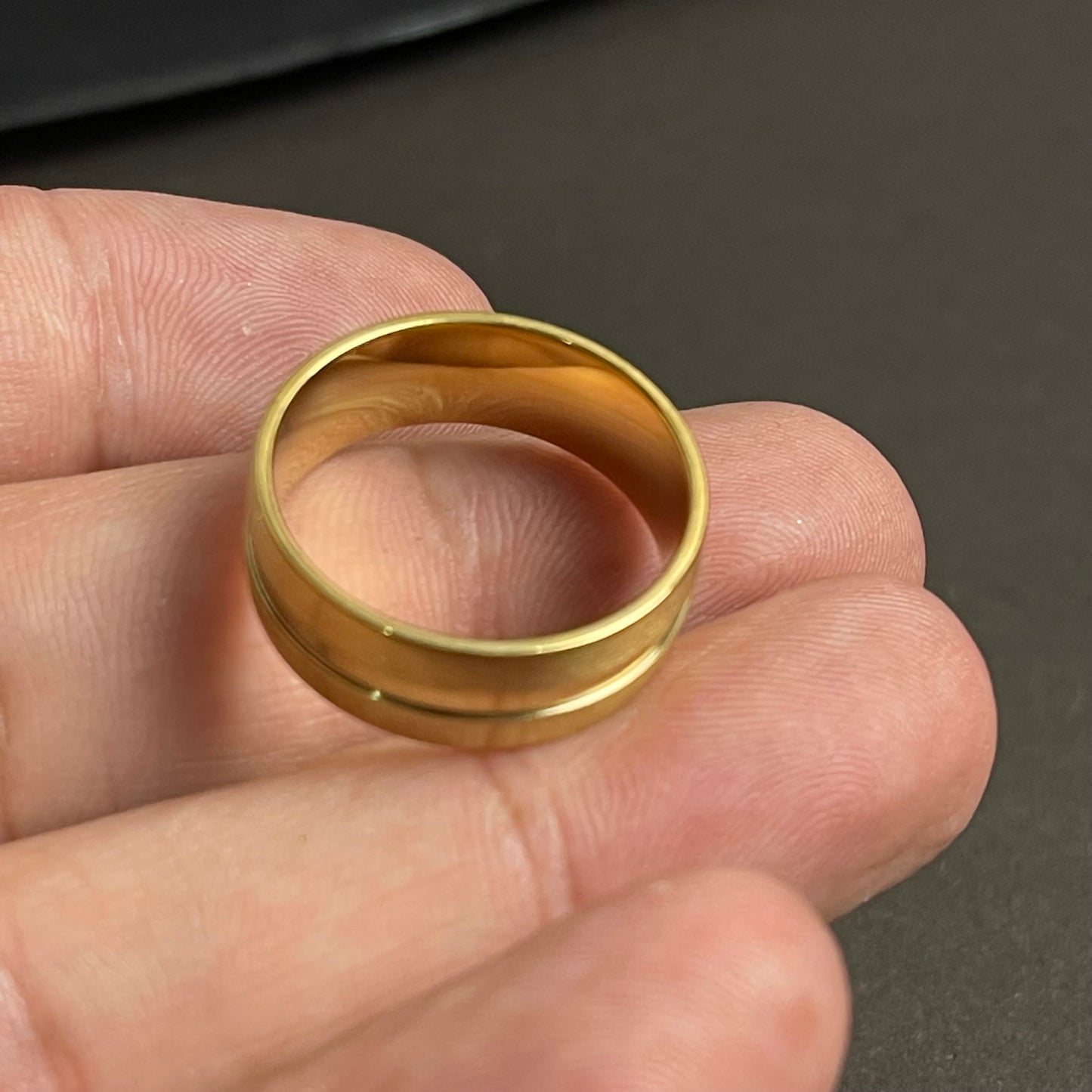 Golden challa ring for men online in Pakistan