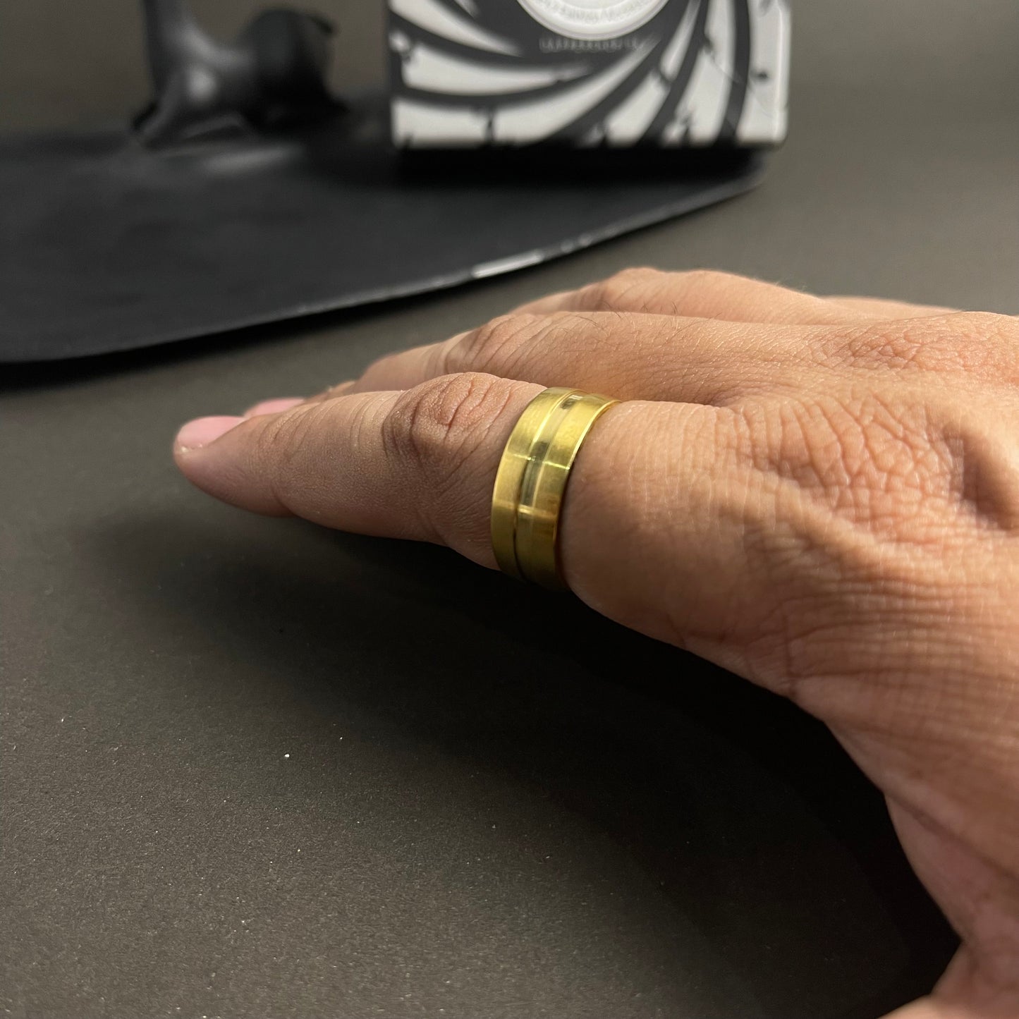 Golden challa ring for men online in Pakistan