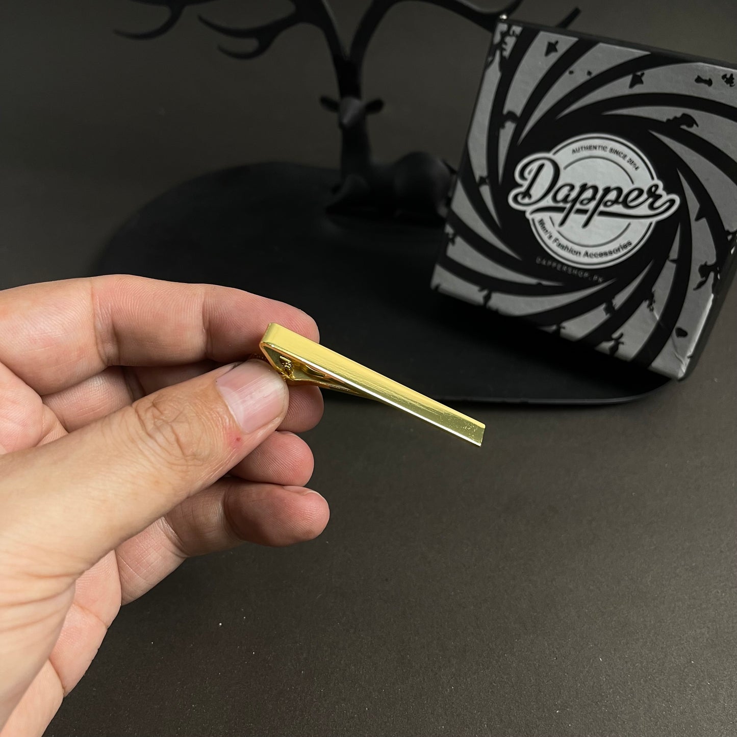 Golden tie pin for men suit online in pakistan