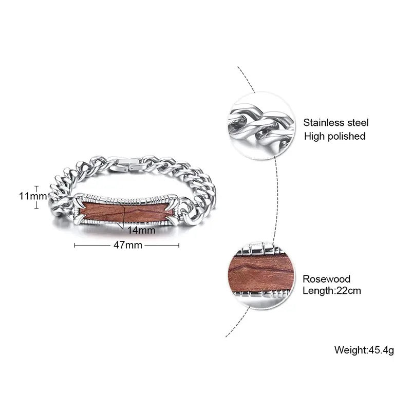 silver stainless steel bracelet for men online in pakistan