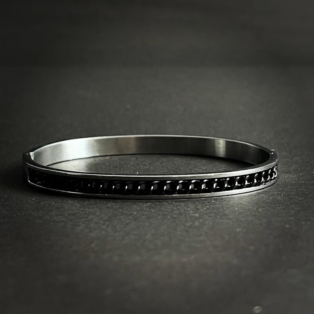 Stainless Steel Silver Cuff Bracelet For Men In Pakistan
