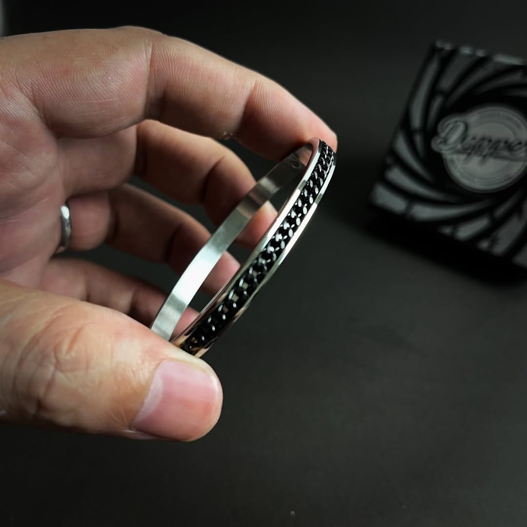 Stainless Steel Silver Cuff Bracelet For Men In Pakistan