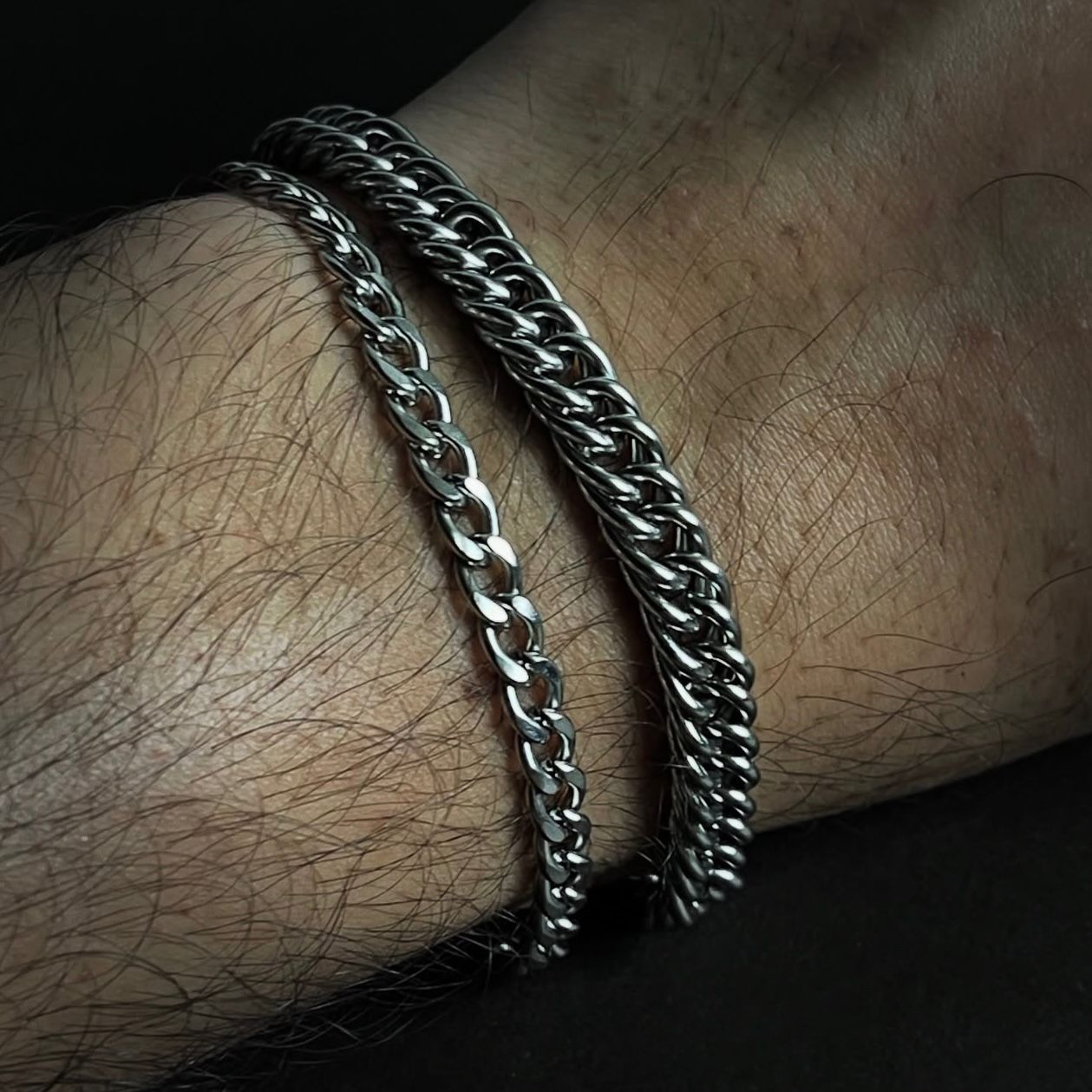 Pack of 4 Stainless Steel Bracelets For Men D-4