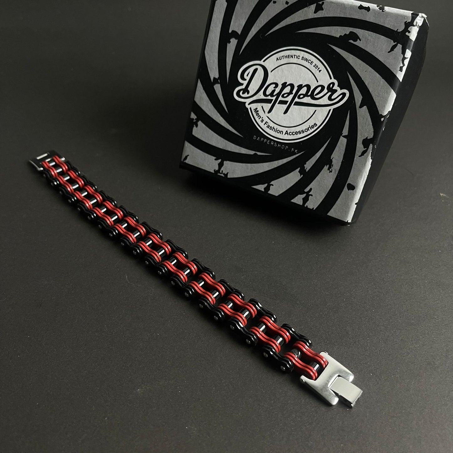 Premium Heavy Stainless Steel Biker Chain Bracelet For Men
