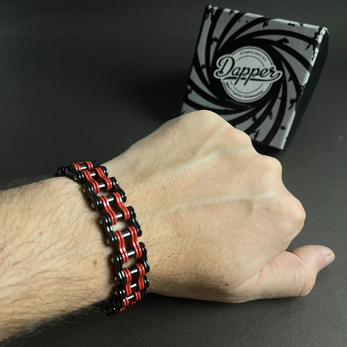 Premium Heavy Stainless Steel Biker Chain Bracelet For Men