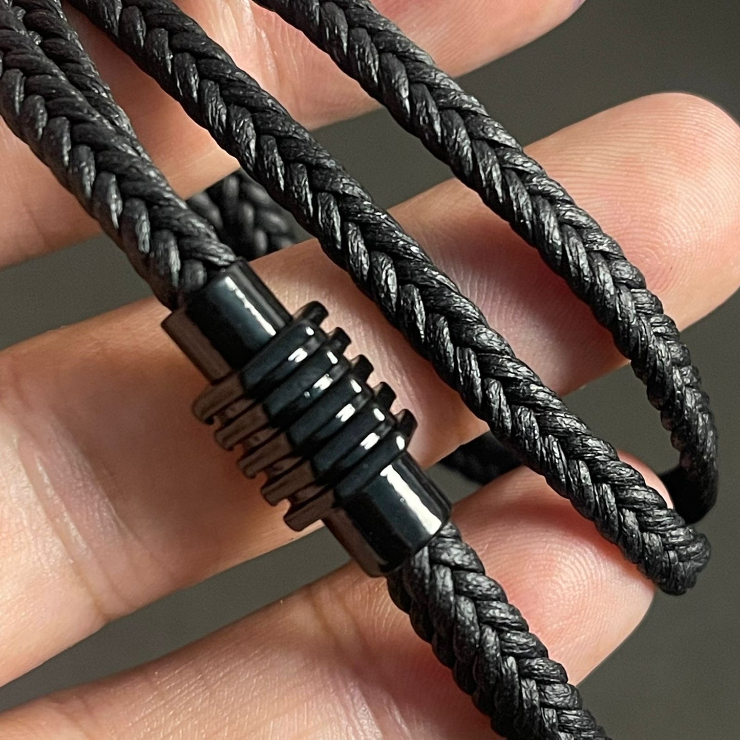 Urban Loop Black Bracelet For Men