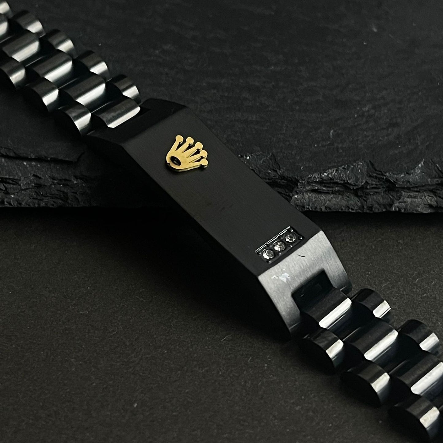 black rolex jubilee bracelet for men online in Pakistan