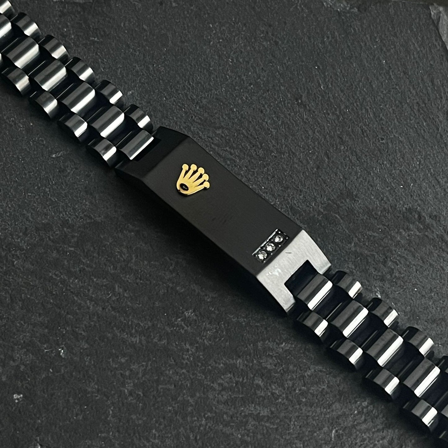 black rolex jubilee bracelet for men online in Pakistan
