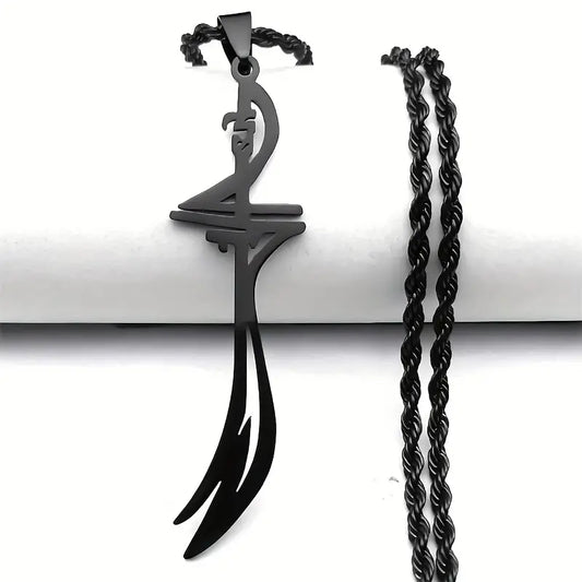 black zulfiqar sword pendant for men in Pakistan