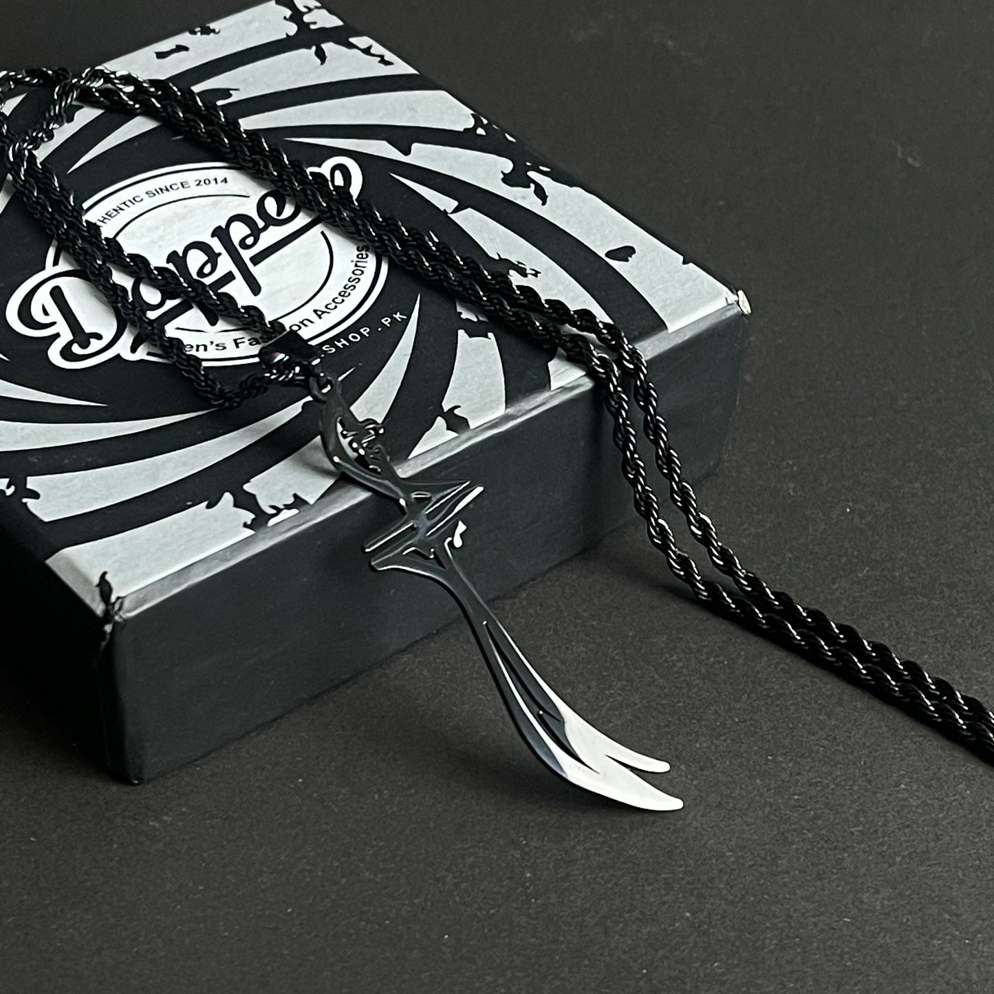 black zulfiqar sword pendant for men in Pakistan