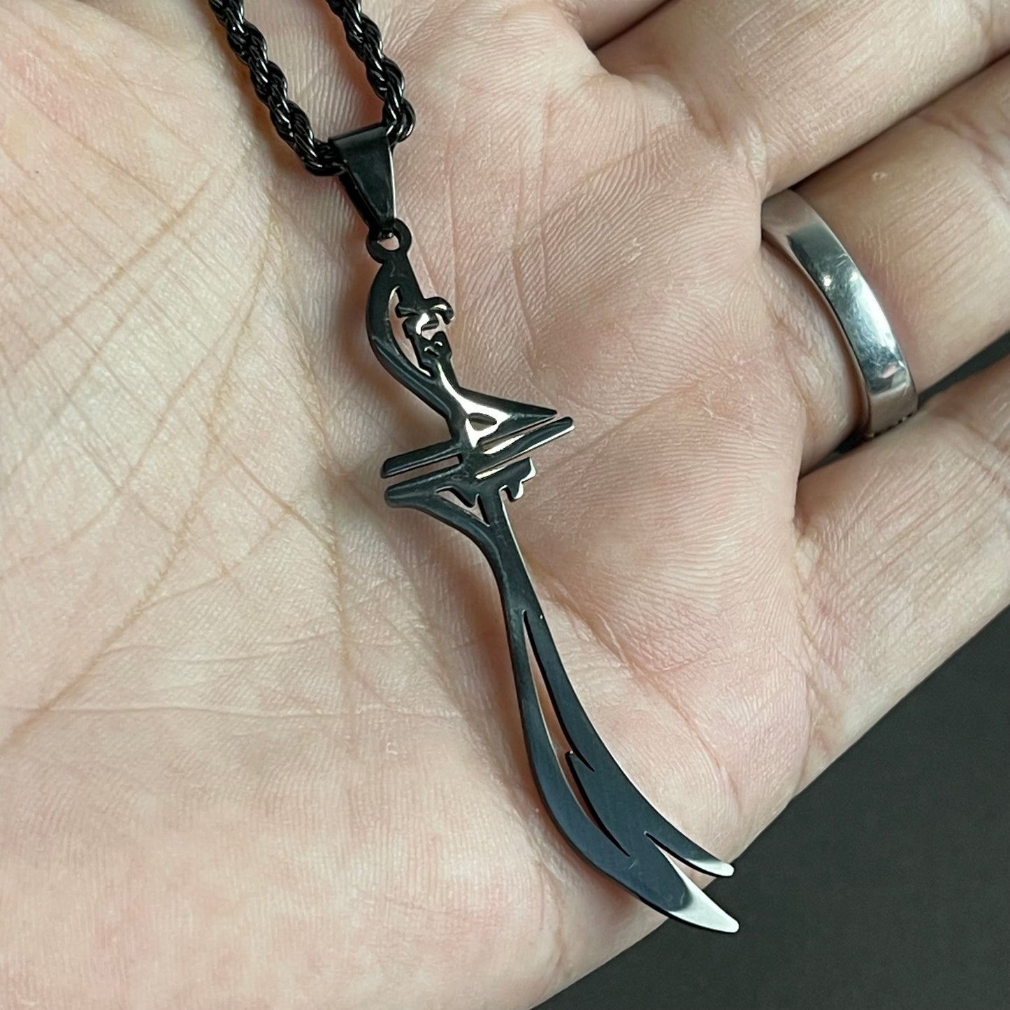 black zulfiqar sword pendant for men in Pakistan