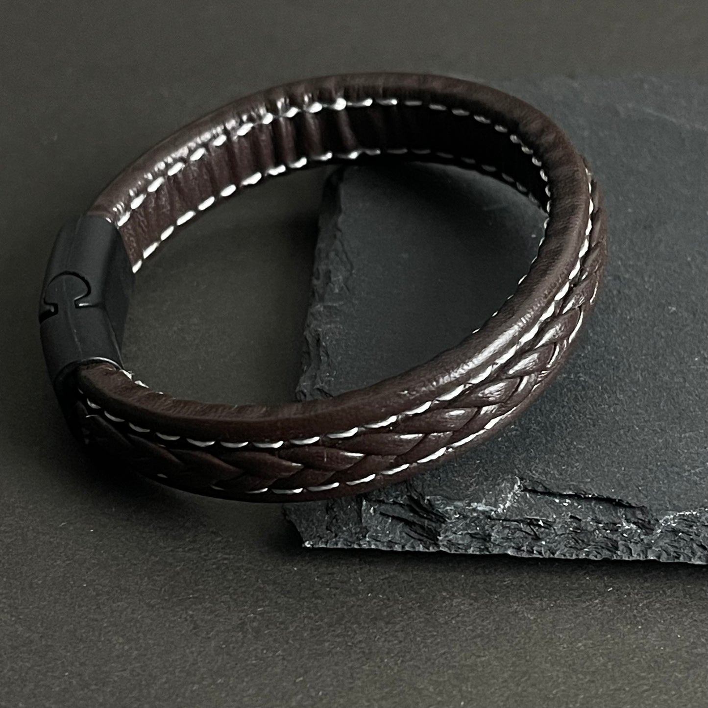 brown pure leather bracelet for men Pakistan