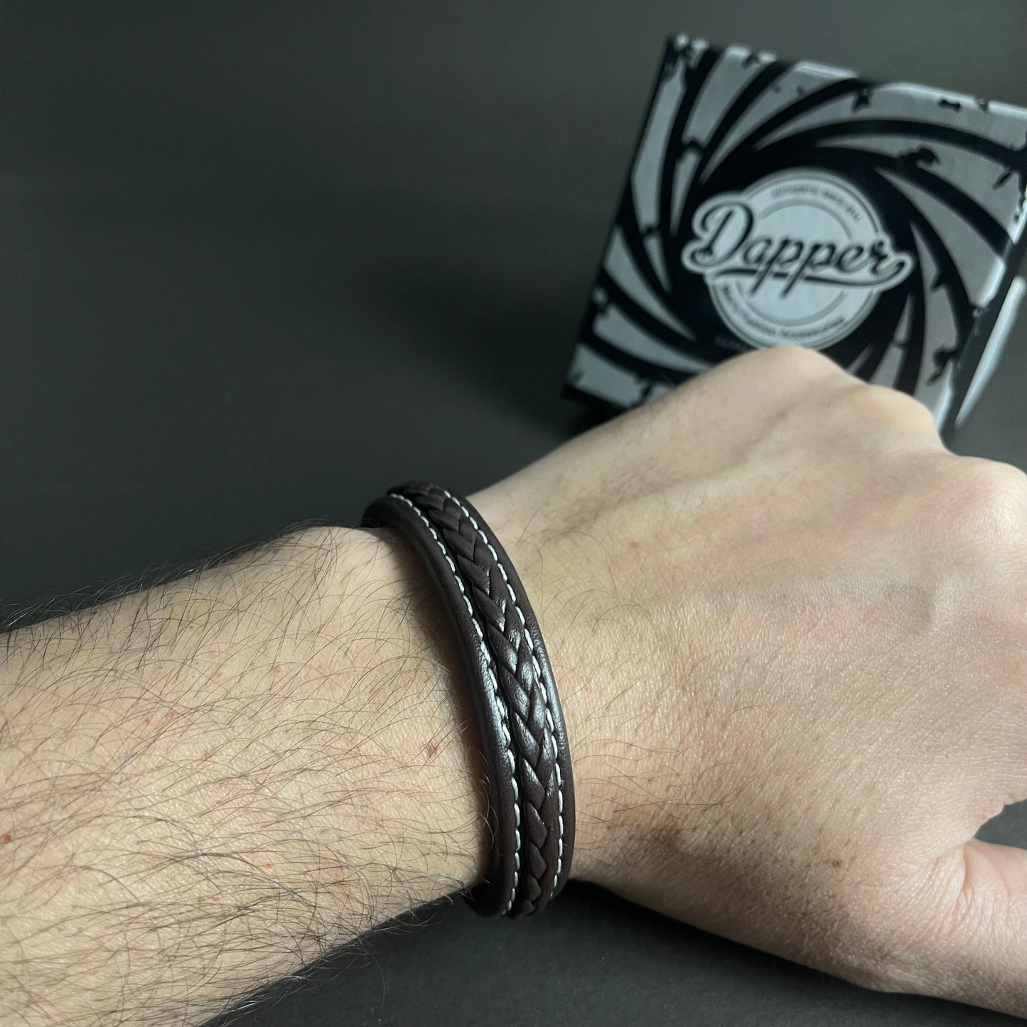 brown leather bracelet for men Pakistan