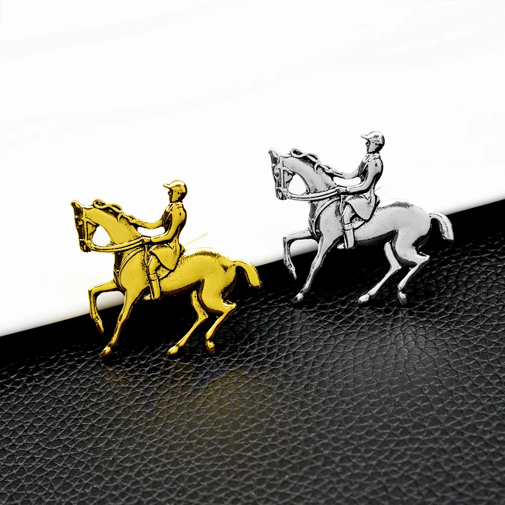 golden derby horse brooch for men in Pakistan