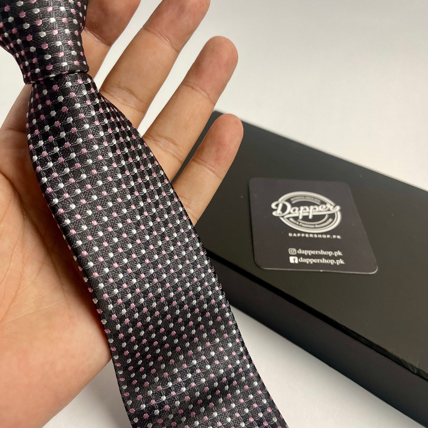 grey neck tie for men in Pakistan
