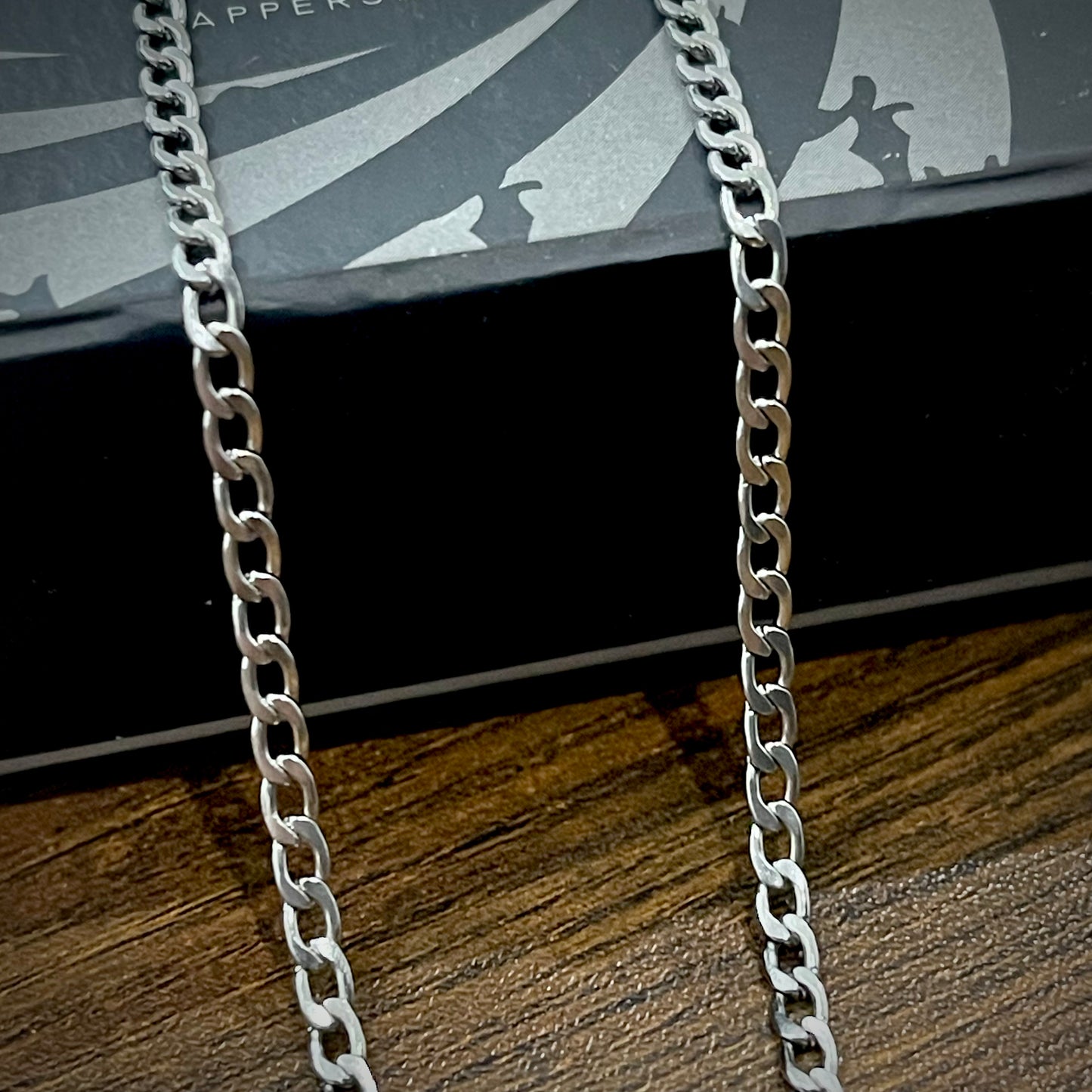 2mm Silver Light weight Figaro Link Neck Chain For Men