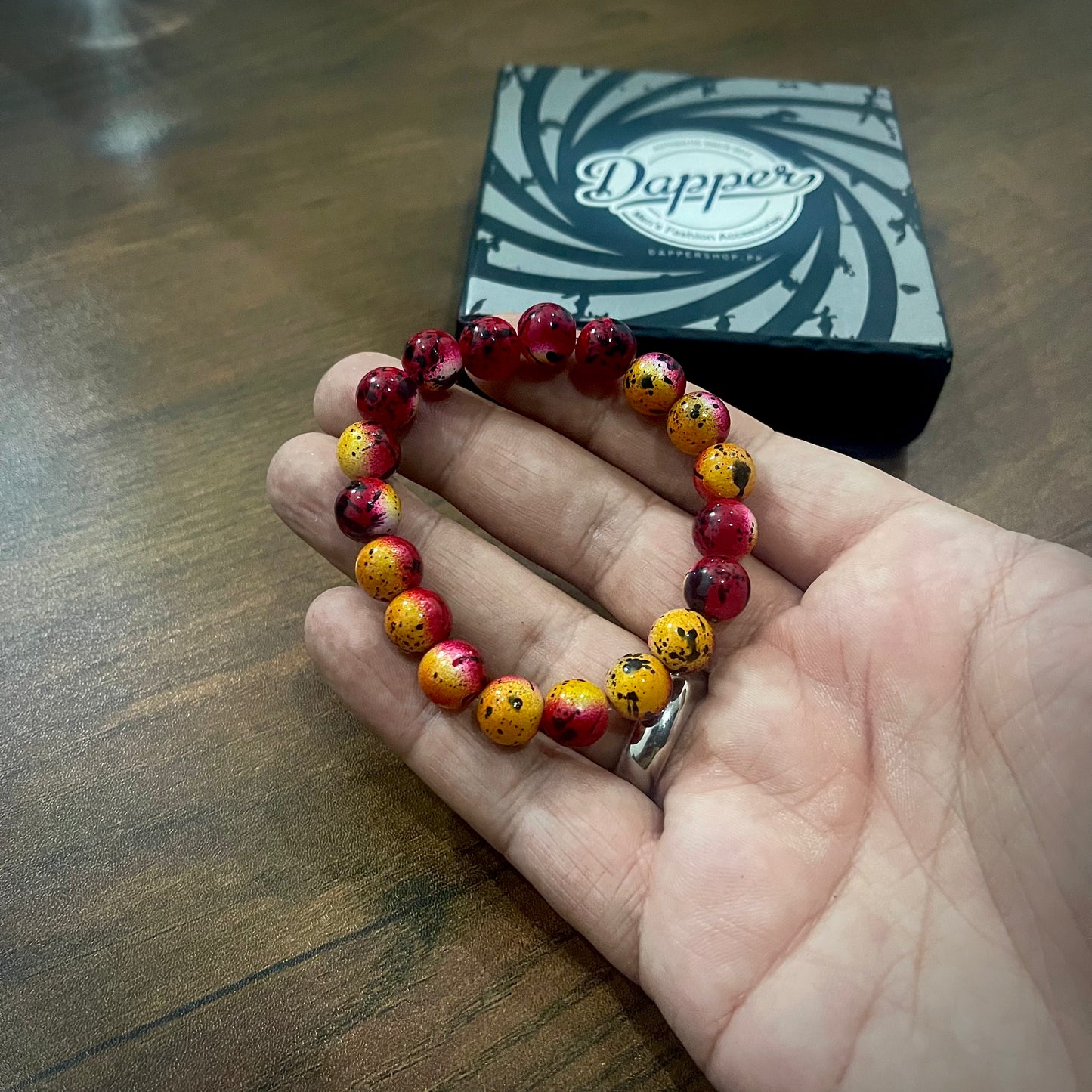 red beads bracelet for men women in pakistan