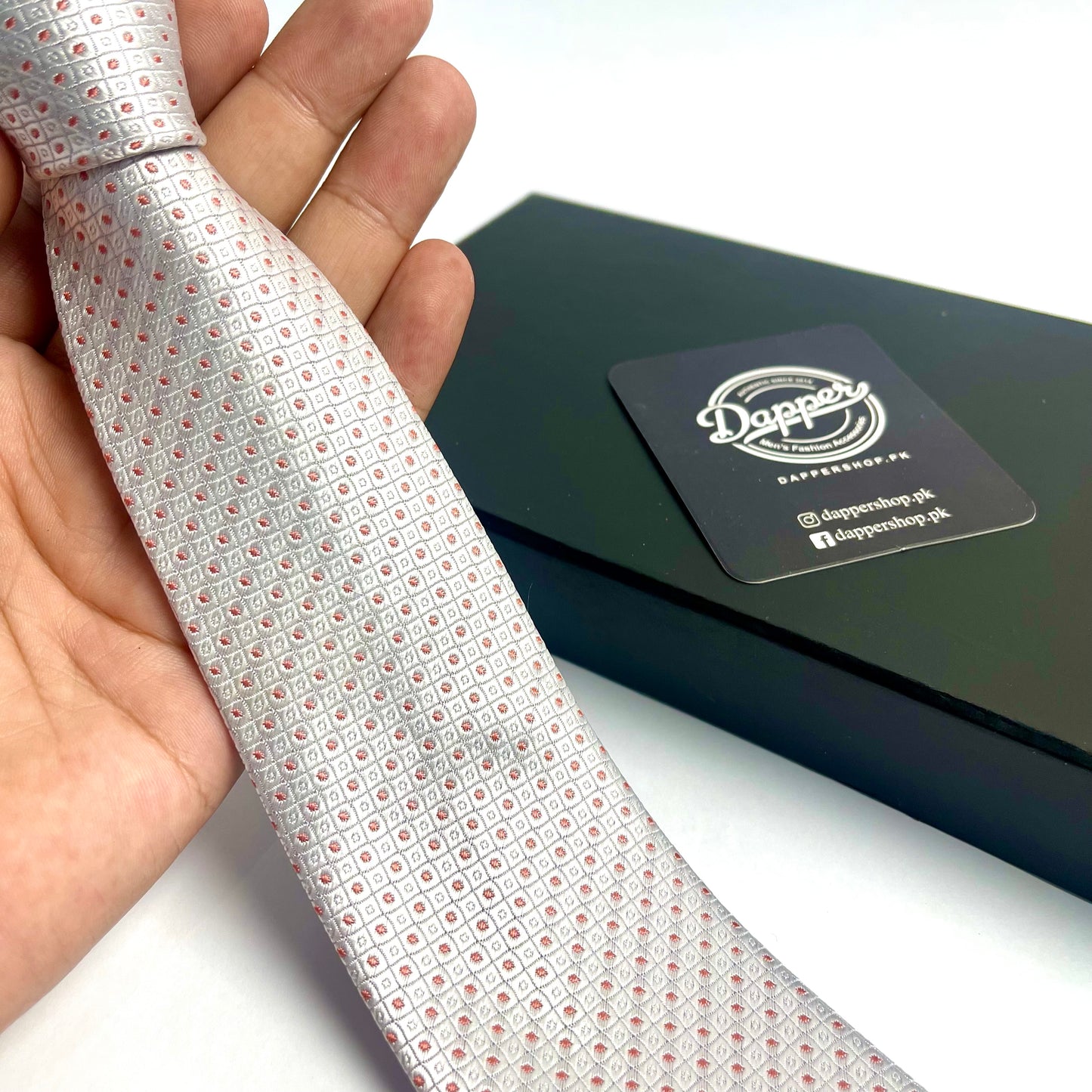 silver neck tie for men online in Pakistan