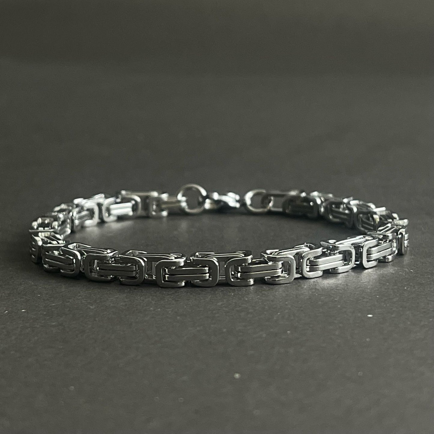silver stainless steel chain bracelet for men online in Pakistan