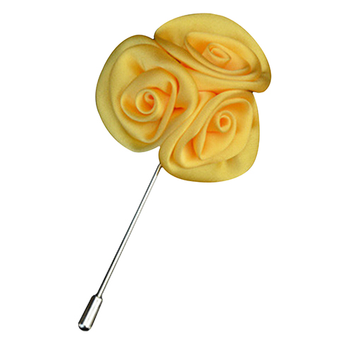 yellow flower lapel pin brooch online in pakistan