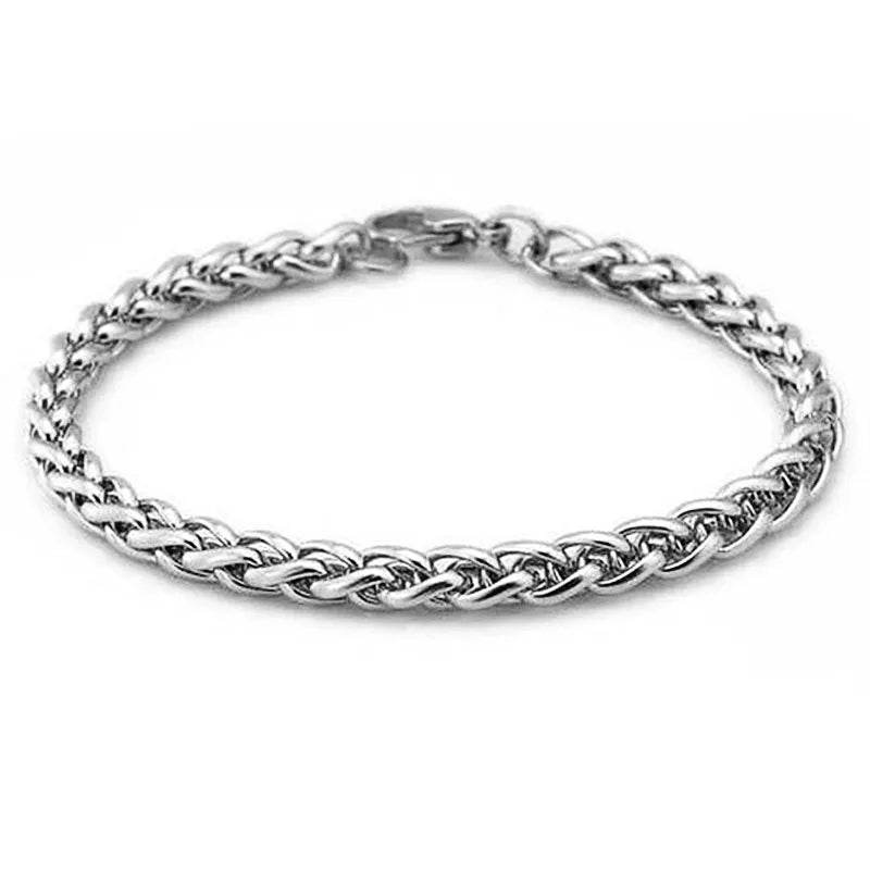 6MM WHEAT CHAIN BRACELET FOR MEN ONLINE IN Pakistan