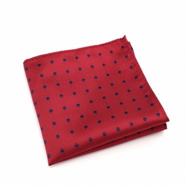 Red Polka Dots Pocket Square Pakistan