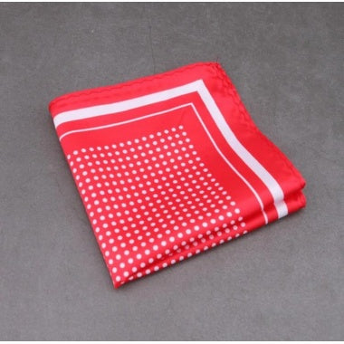 Red Polka Dots Pocket Square Pakistan