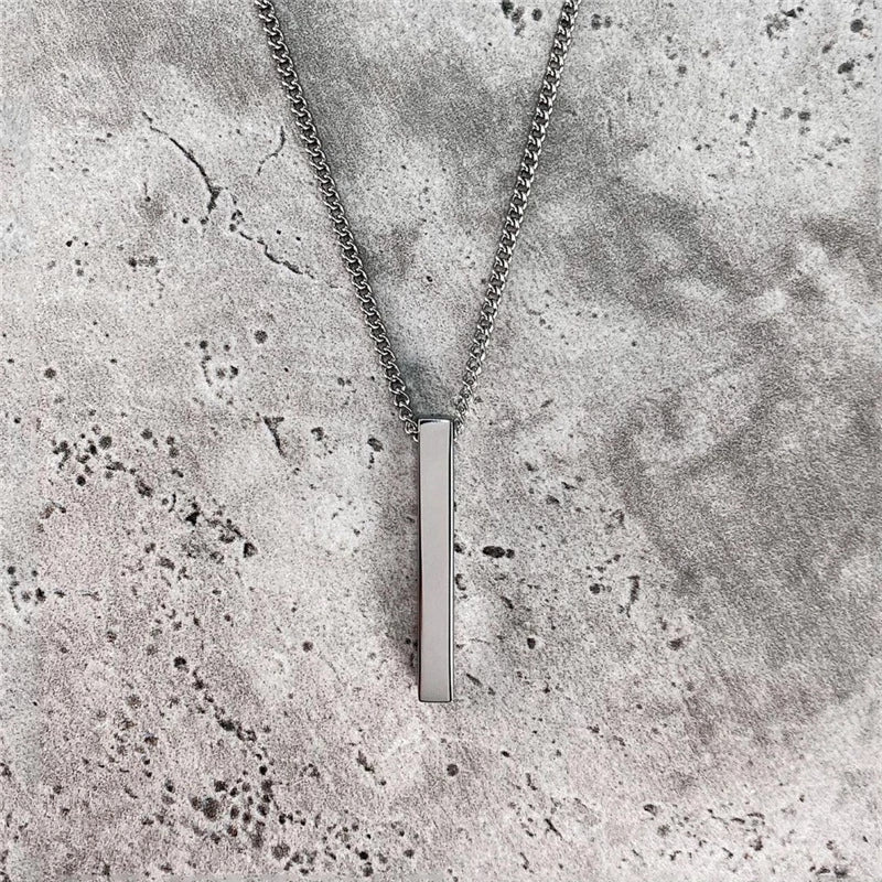 Silver Bar Pendant for men Online In Pakistan
