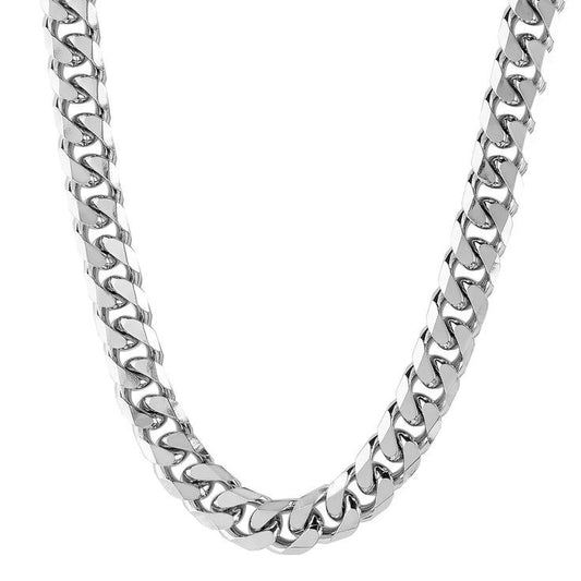 9mm Silver Big heavy neck chain for men boys in Pakistan