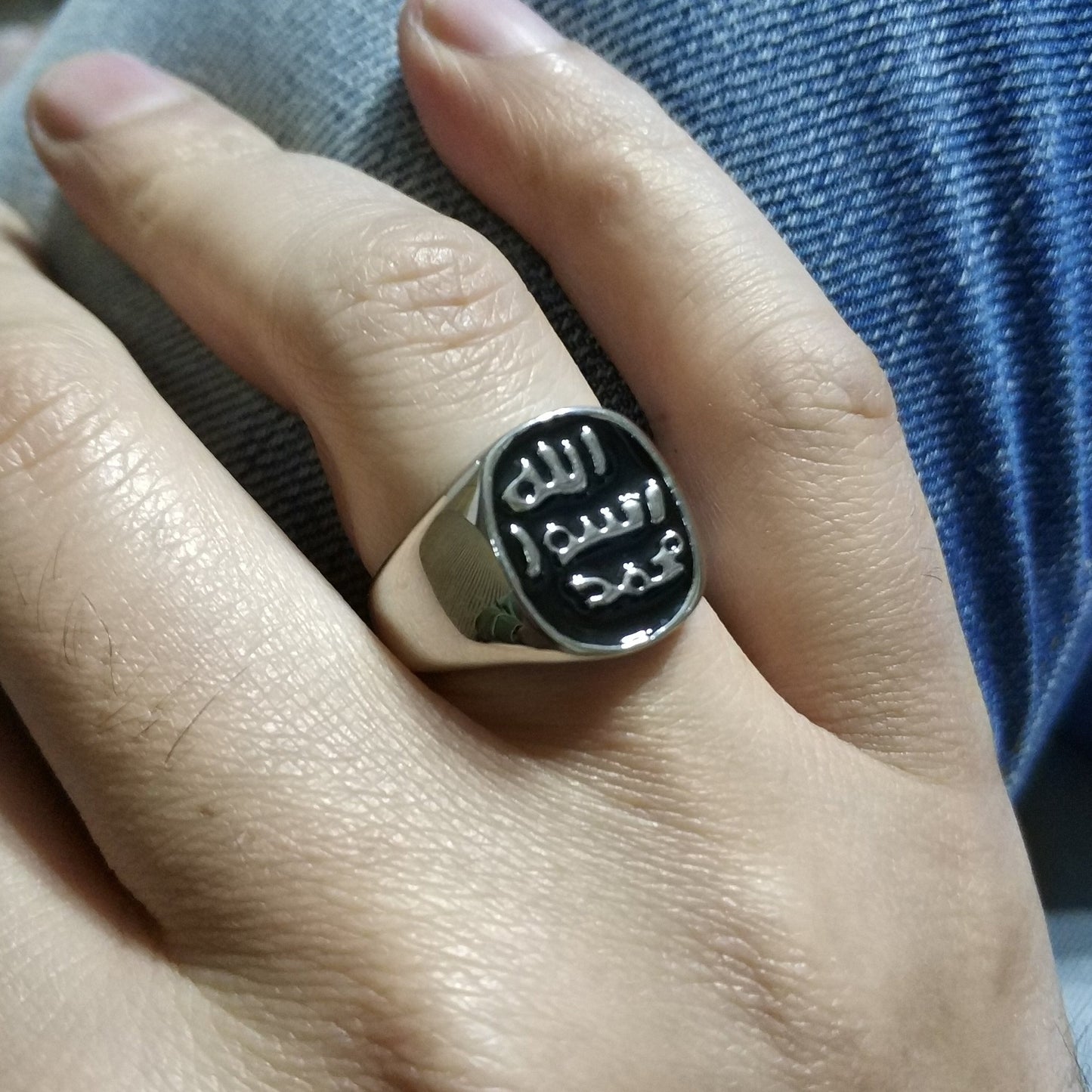 Mohr e Nabuwat Turkish Silver Ring Men Pakistan