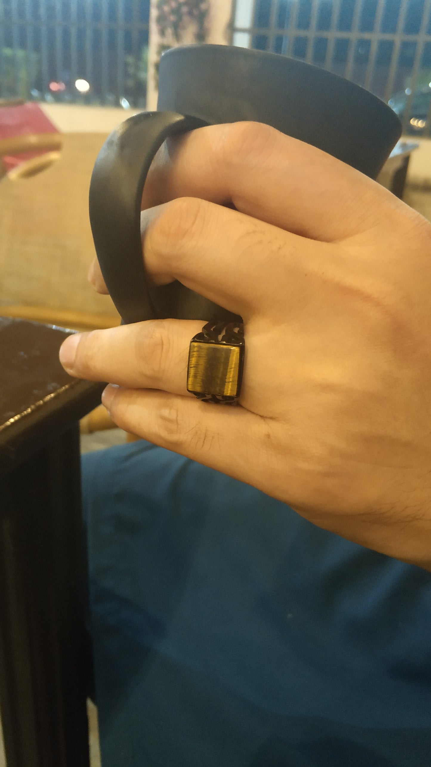 tiget stone ring for men pakistan