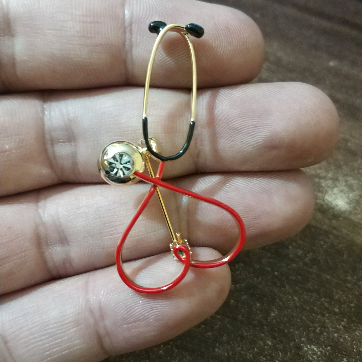 Stethoscope Brooch Lapel Pin The Dapper Shop