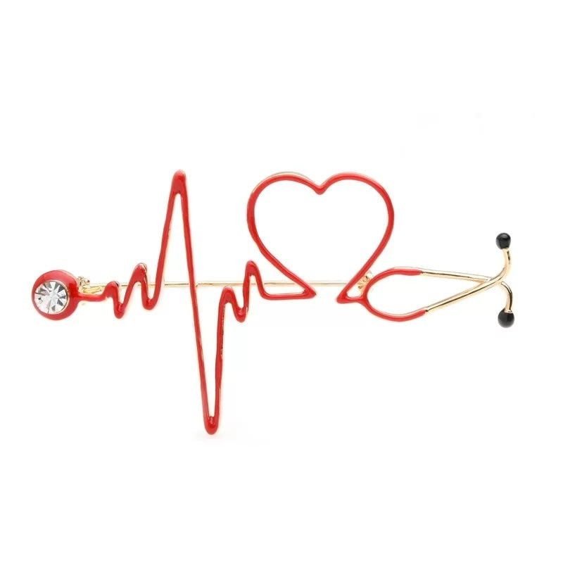 Stethoscope Brooch Lapel Pin For Men